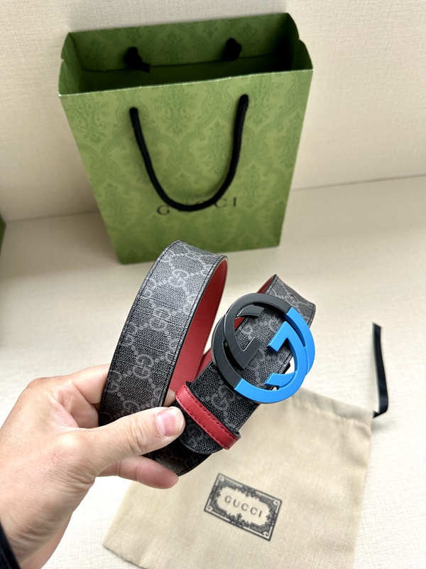 グッチベルト激安角部分ディテール